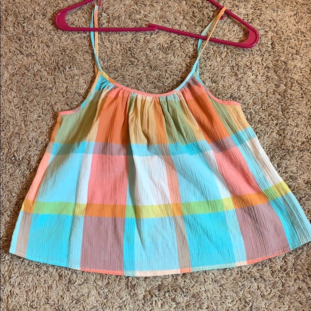 Plaid Aeropostale tank top